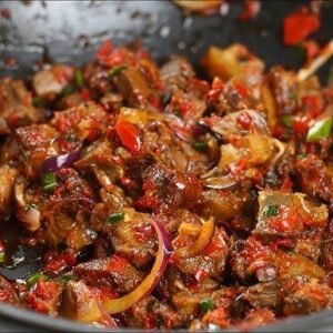 Peppered Goat Meat